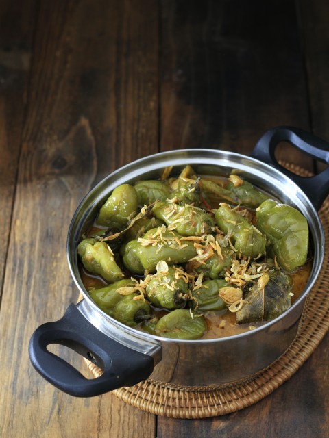 Ilustrasi ase gendot atau tumisan cabai gendot khas Jawa Barat Foto: Dok.Shutterstock