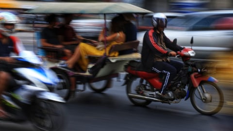 Becak motor. Foto: Aditia Noviansyah/kumparan