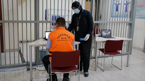 Suasana rumah tahanan KPK.  Foto: KPK