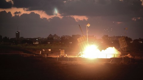 Tameng Rudal Israel, Iron Dome. Foto: Getty Images