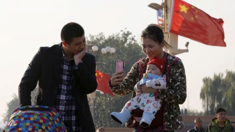 Keluarga di China Foto: Carlos Barria/Reuters