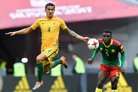 Eks pemain Everton asal Australia, Tim Cahill. Foto: Mladen ANTONOV / AFP