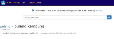 Jokowi Sebut Beda Soal Mudik Dan Pulang Kampung Ini Versi Kbbi