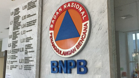 Logo BNPB.
 Foto: Sayid Mulki Razqa/kumparan