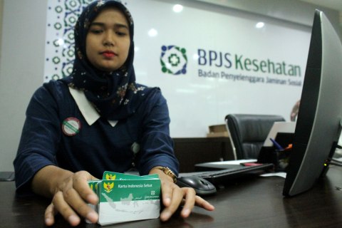 Ilustrasi kartu BPJS Kesehatan. Foto: ANTARA FOTO/Risky Andrianto