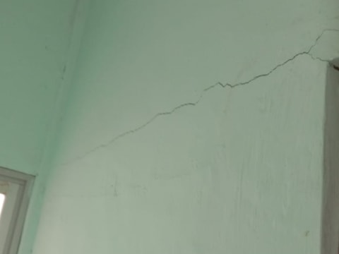 Kerusakan akibat gempa di Simeulue Aceh, Selasa (7/1). Foto: Dok. BPBD Simeulue