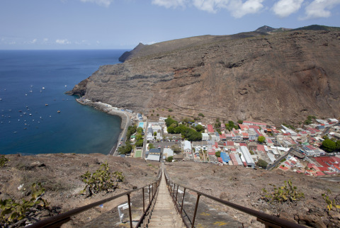 Pulau Saint Helena di Samudera Atlantik Foto: Shutter Stock