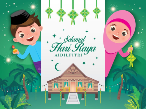 Kumpulan Gambar Selamat Hari Raya Idul Fitri 2020 Kumparan Com