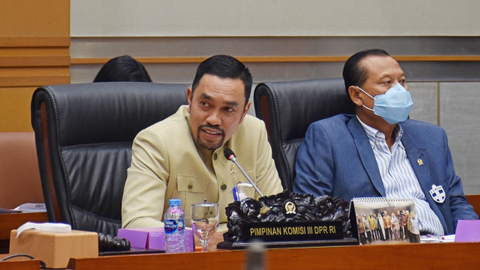 Wakil Ketua Komisi III DPR Ahmad Sahroni. Foto: DPR RI