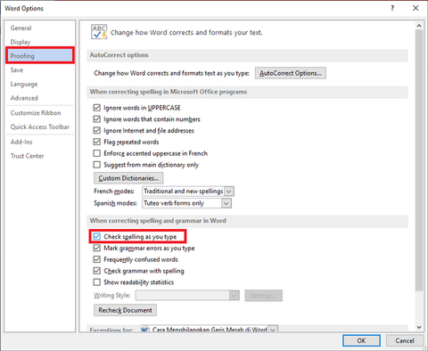Cara Menghilangkan Garis Merah Di Word 2010 Kumparan Com
