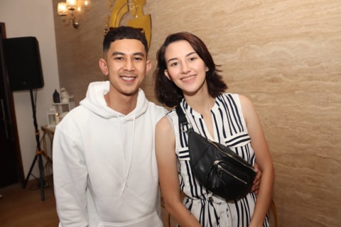 Dahlia Poland sedang hamil empat bulan Foto: Munady