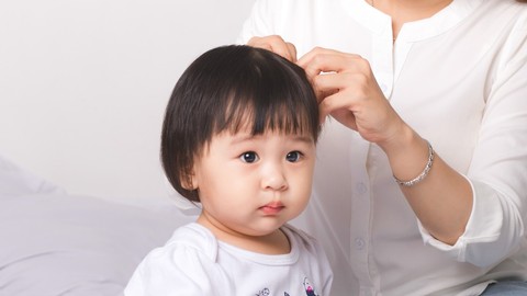 Ilustrasi rambut anak lebat. Foto: Shutter Stock