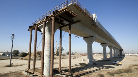Proyek Kereta Cepat California di Amerika Serikat. Foto: AP/Pedroncelli Kaya