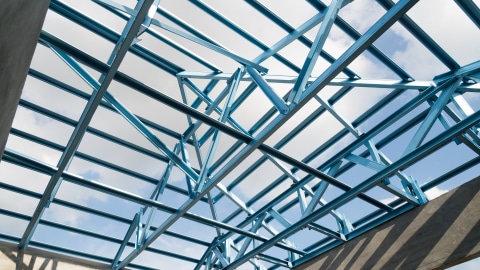 Ilustrasi Rangka Baja Ringan. Foto: Shutterstock