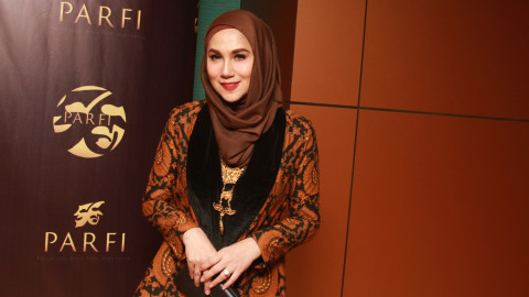 Marini Zumarnis di HUT Parfi  Foto: Munady Widjaja