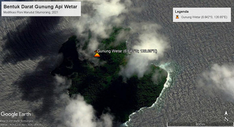 Fakta Ketinggian Gunung Api Wetar 5.000 Meter: Gunung Api Tertinggi di Indonesia (4)
