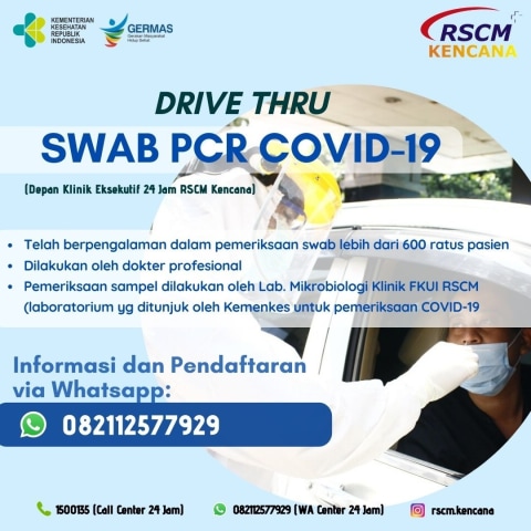 Rscm Kencana Buka Layanan Swab Test Drive Thru Begini Prosedurnya Kumparan Com