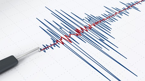 Ilustrasi gempa bumi. Foto: Inked Pixels/shutterstock