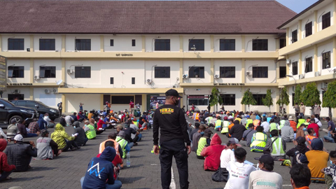 Polisi Ciduk 281 Preman dan Jukir Liar di Semarang, Sita Uang Jutaan Rupiah