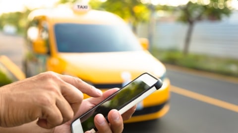 Ilustrasi Taksi Online. Foto: Thinkstock