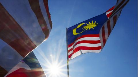 Ilustrasi bendera Malaysia. Foto: Shutter Stock
