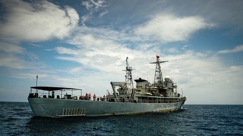 Ilustrasi Laut China Selatan. Foto: Getty Images