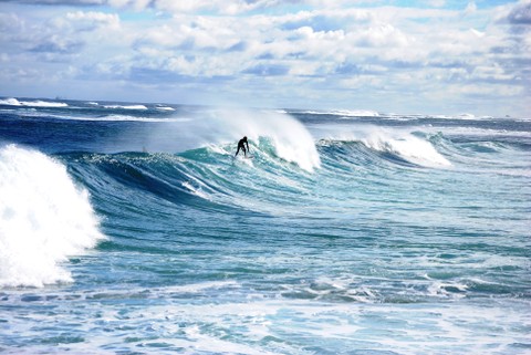 Ilustrasi Ombak Besar. Foto: Shutter Stock