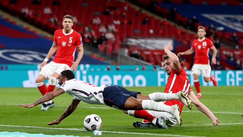 Foto: Inggris Menang Tipis atas Polandia di Kualifikasi Piala Dunia 2022 (1)