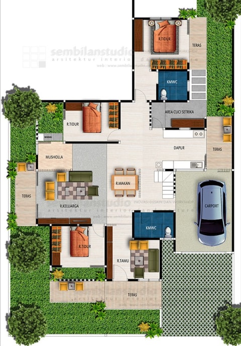 Mau Wujudkan Rumah Impian Contek 5 Denah Rumah 3 Kamar Tidur 1