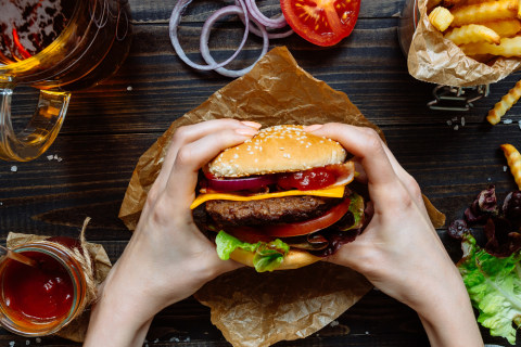 Ilustrasi burger Foto: Shutter Stock