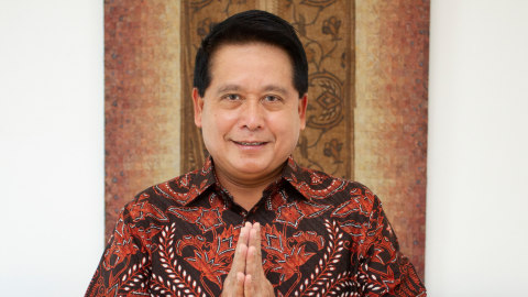 Direktur Utama Bank Syariah Indonesia, Hery Gunardi. Foto: Dhemas Reviyanto/ANTARA FOTO