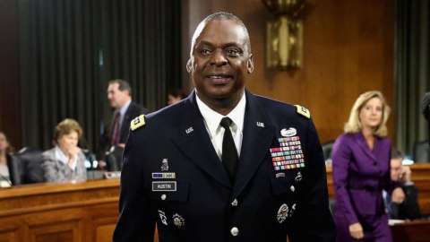 Menhan Amerika Serikat, Lloyd Austin. Foto: Getty Images