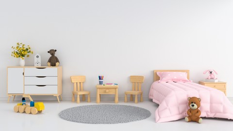 Ilustrasi kamar anak. Foto: Wuttichai1983/Shutterstock