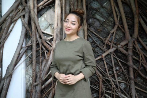 Pemain film Rasuk 2, Nikita Willy saat berkunjung ke kantor kumparan. Foto: Fitra Andrianto/kumparan