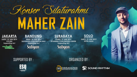 Poster konser Silaturahmi Maher Zain. Foto: Dok. SoundRhythm.