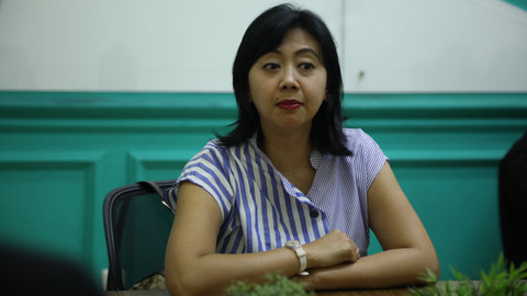 Pemain film Rasuk 2, Asri Welas saat berkunjung ke kantor kumparan. Foto: Fitra Andrianto/kumparan