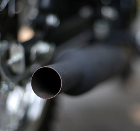 Ilustrasi knalpot motor.  Foto: Bangkit Jaya Putra