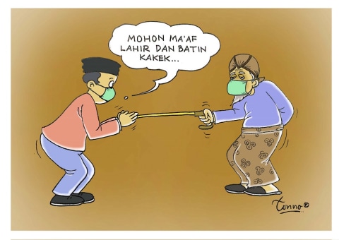 Salaman Saat Lebaran Mengubah Tradisi Karena Pandemi Kumparan Com