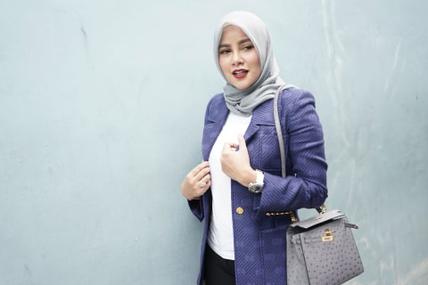 Artis Olla Ramlan saat di temui kawasan Tendean, Jakarta, Rabu, (15/1/2020). Foto: Dok. Ronny