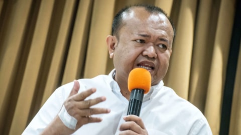 Patrice Rio Capella, Minggu (10/11/2019). Foto: ANTARA FOTO/Aprilio Akbar