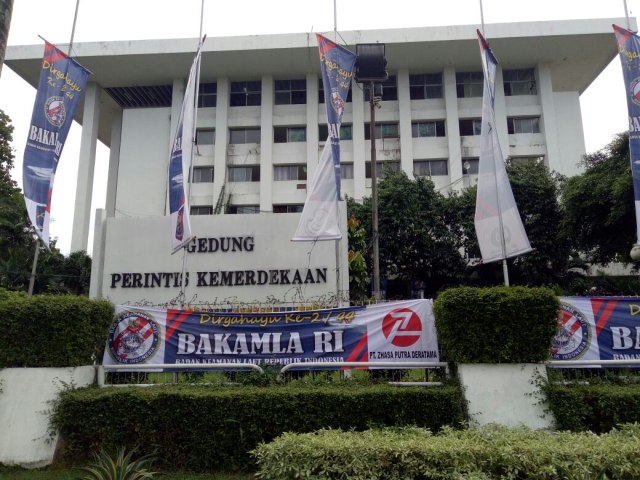 Kantor Badan Keamanan Laut (Bakamla) di Jalan Proklamasi, Jakarta Pusat. (Foto: Nikolaus Harbowo)