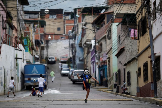 Kehidupan di Kota Caracas, Venezuela (Foto:  Reuters/Ueslei Marcelino)