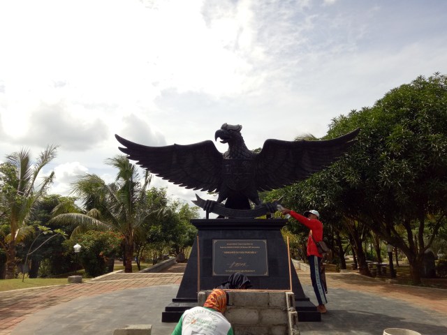 Monumen Garuda Pancasila. (Foto: Aprilandika Pratama/kumparan)