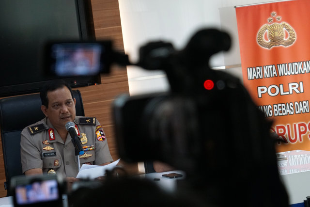 Brigadir Jenderal Pol Rikwanto saat jumpa pers. (Foto: Aditia Noviansyah/kumparan)