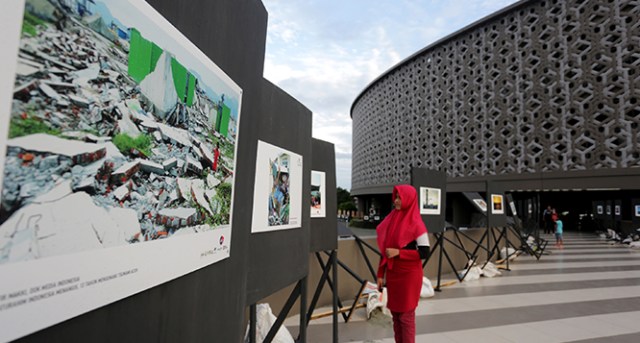 Pameran Lukisan di Museum Tsunami Aceh (Foto: Irwansyah Putra)