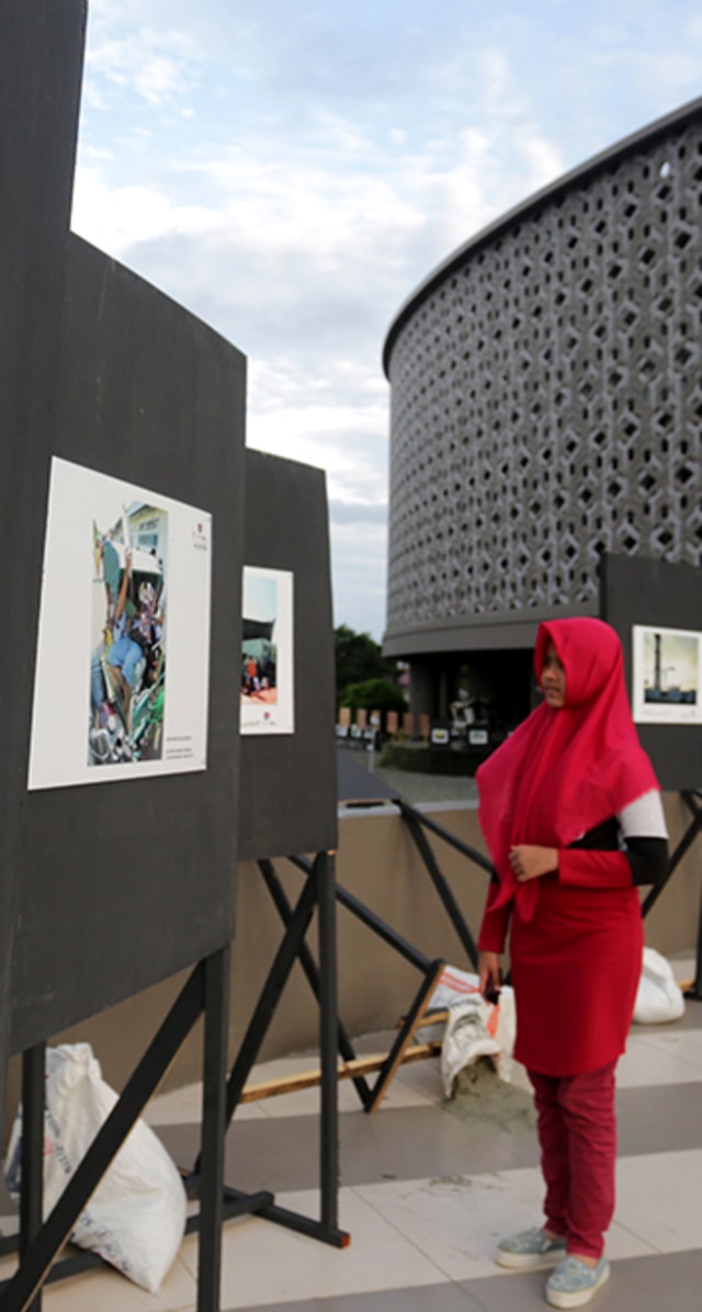 Pameran Lukisan di Museum Tsunami Aceh Foto: Irwansyah Putra