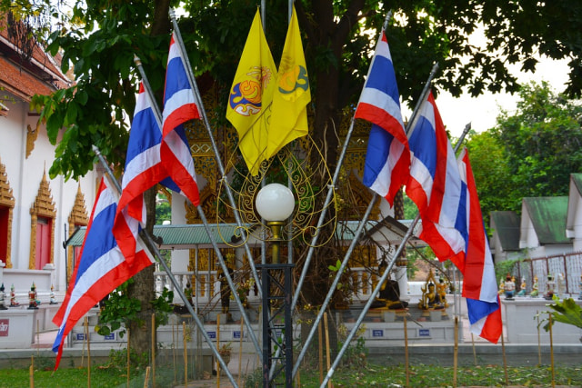 Bendera Kebangsaan Thailand (Foto: Pixabay.com)
