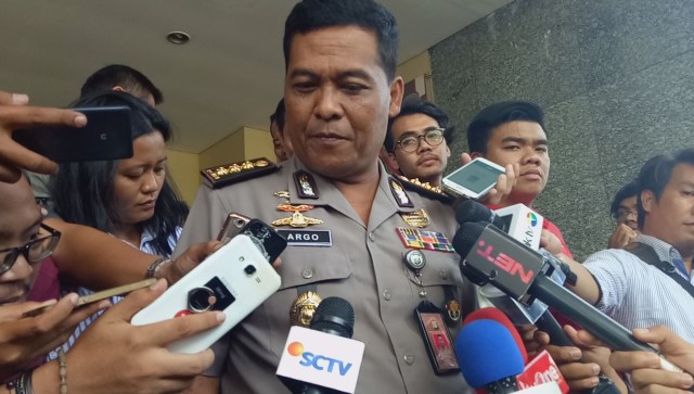 Argo Yuwono memberi keterangan pembunuhan sadis. (Foto: Aldis Tannos/kumparan)