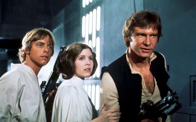 Han Solo dan Princess Leia di film Star Wars (Foto: Lucasfilm)
