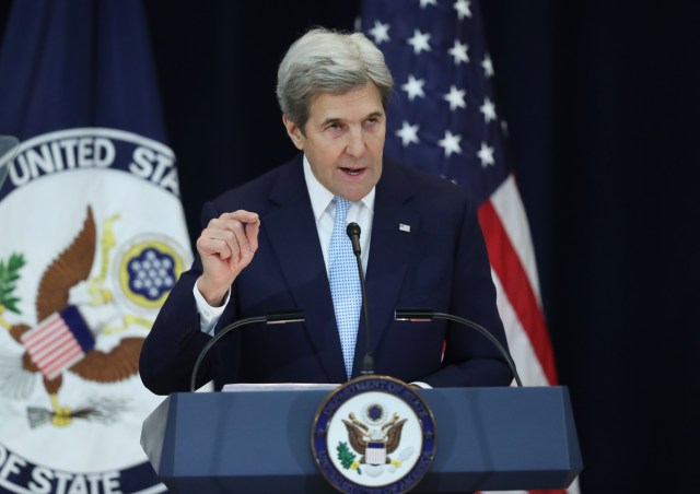 John Kerry, eks Menlu AS yang kini menjadi utusan khusus Presiden AS  Foto: AP Photo/Andrew Harnik